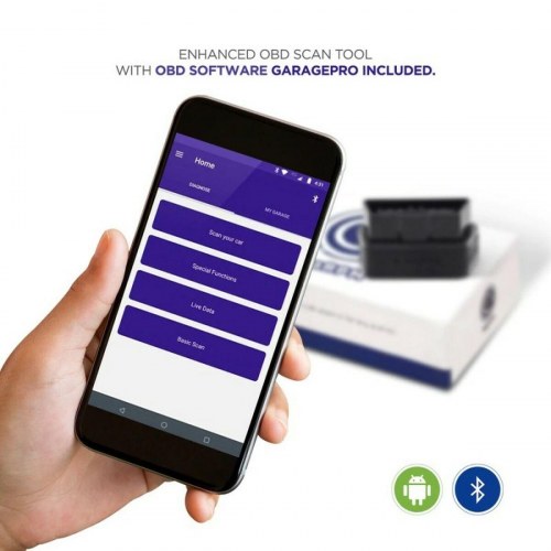 Garage Pro Krøller Diagnose Kit - OBD fejlkodelæser til bil og motorcykel