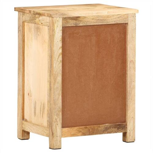 Sengebord 45x35x60 cm massivt mangotræ