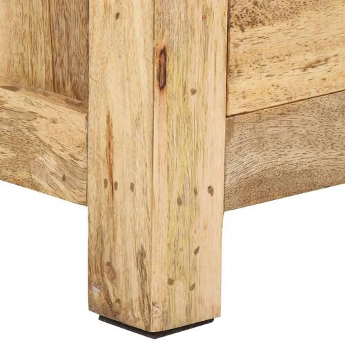 Sengebord 45x35x60 cm massivt mangotræ