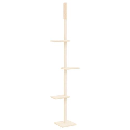 Kradsetræ fra gulv til loft 267,5-297,5 cm cremefarvet