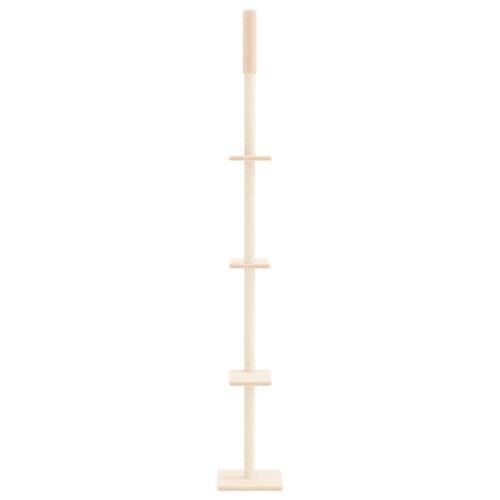 Kradsetræ fra gulv til loft 267,5-297,5 cm cremefarvet