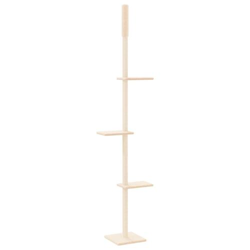 Kradsetræ fra gulv til loft 267,5-297,5 cm cremefarvet