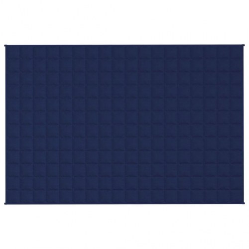 Tyngdetæppe 122x183 cm 9 kg stof blå