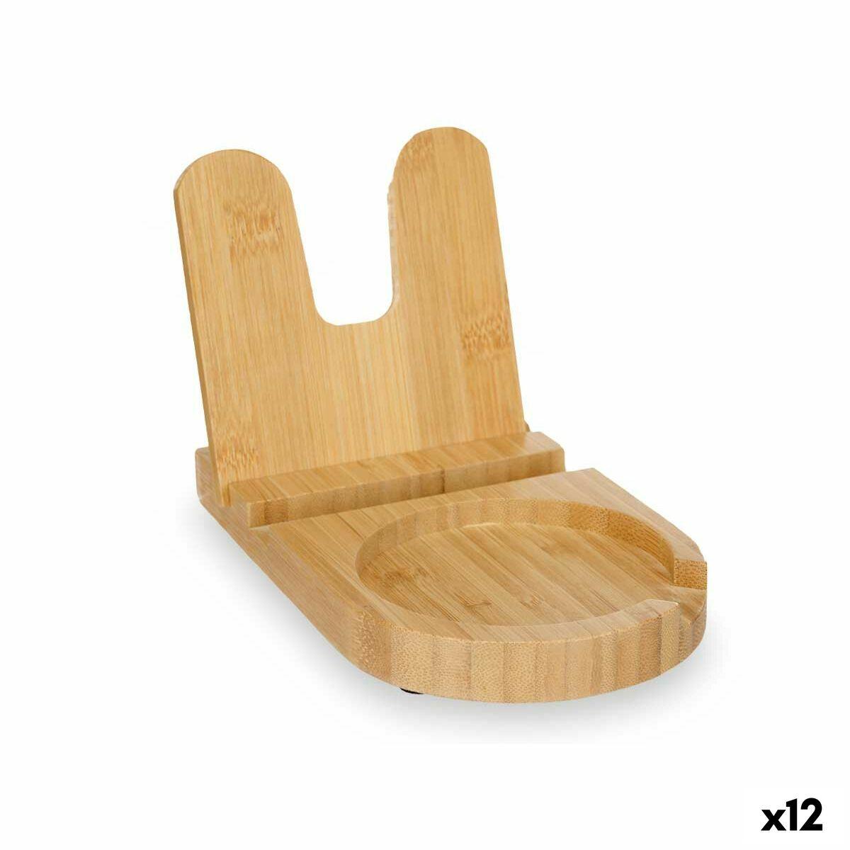 Køkkenredskaber Stand Bambus 12,7 x 20,5 x 3,5 cm (12 enheder)