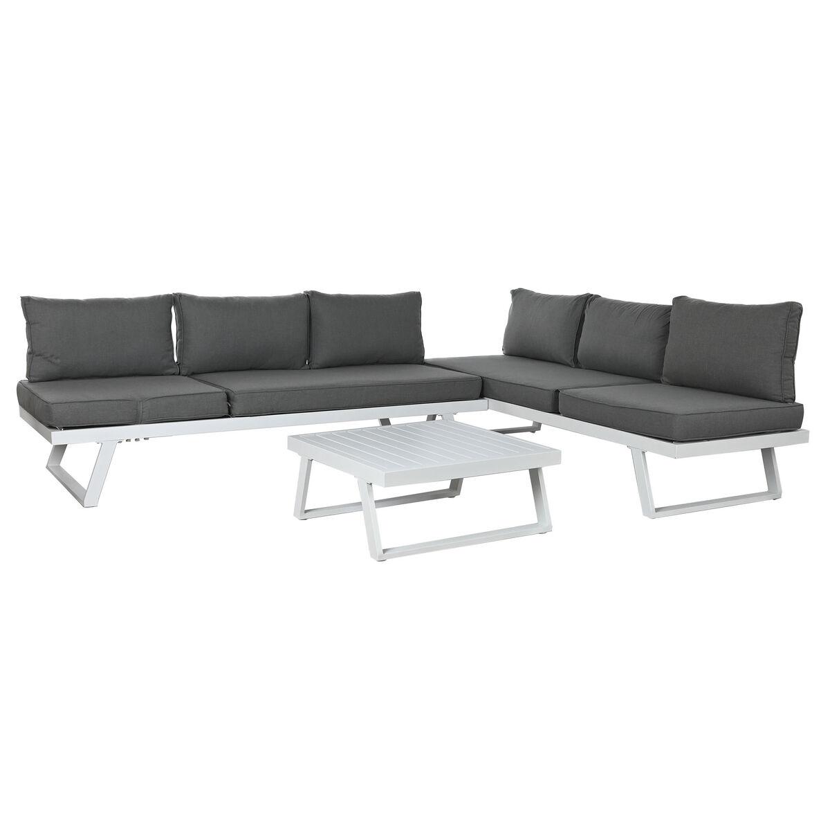 Sofa og spisebordssæt Home ESPRIT Metal 130 x 68 x 65 cm