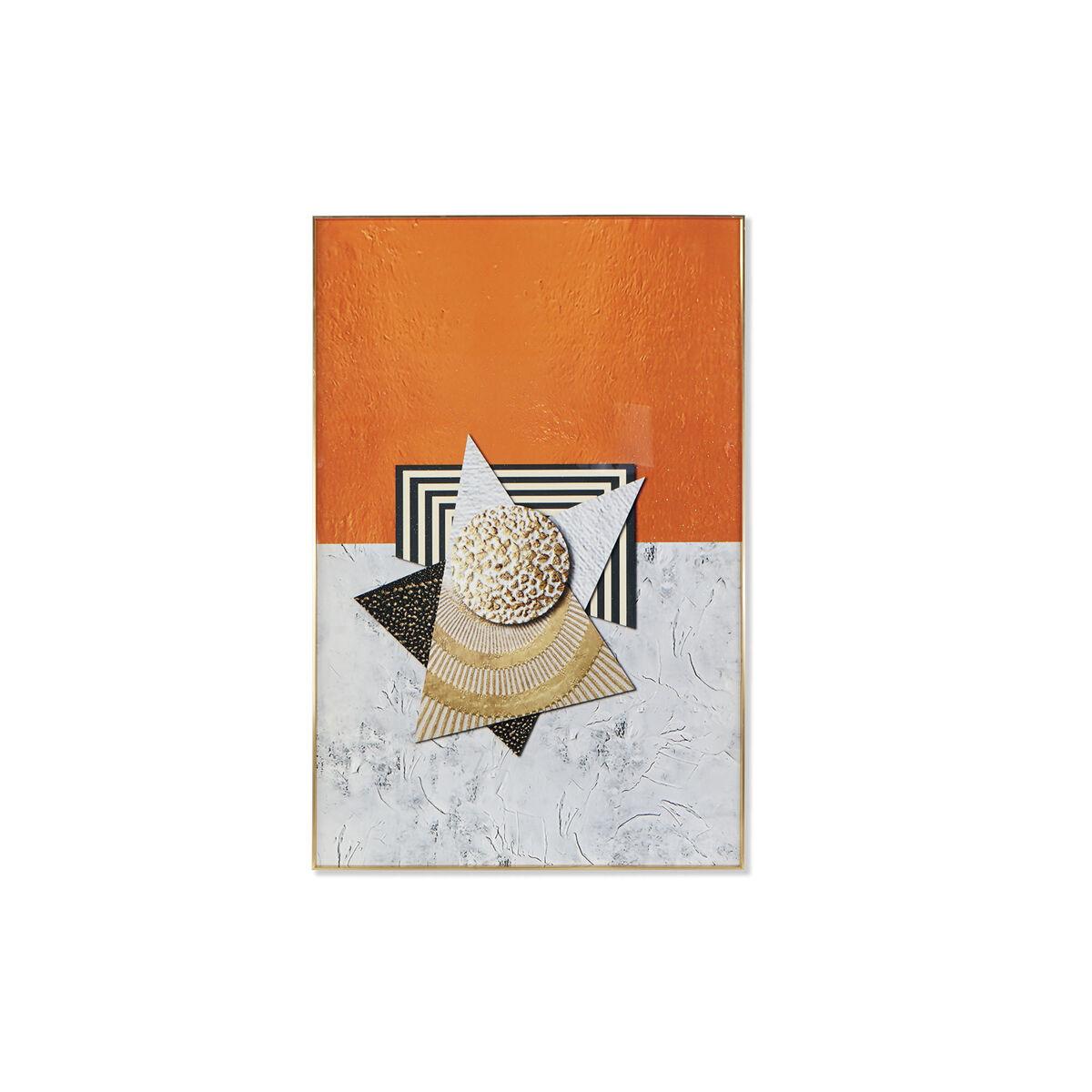 Maleri - Abstrakt moderne, aluminium/Træ MDF, 80 × 120 cm