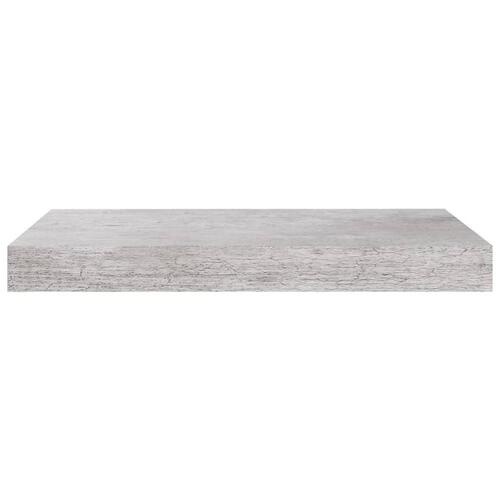 Væghylder 2 stk. 40x23x3,8 cm MDF betongrå