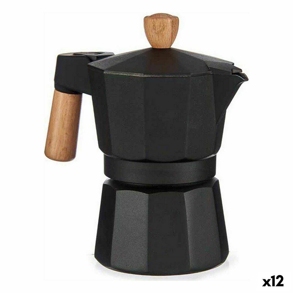Italiensk Kaffekande Træ Aluminium 150 ml (12 enheder)