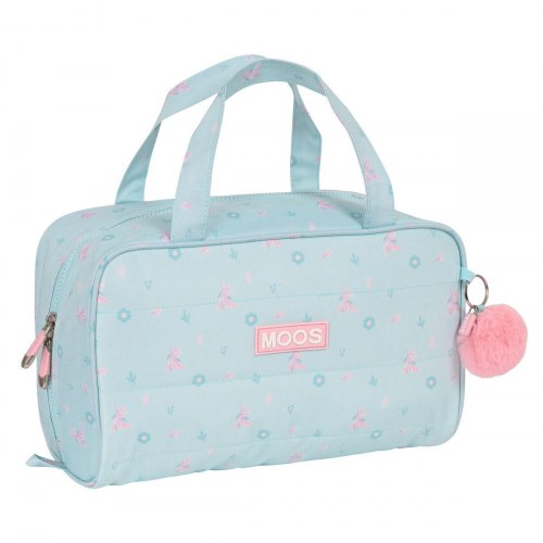 Moos Garden børne toilettaske 31 x 14 x 19 cm turkisblå