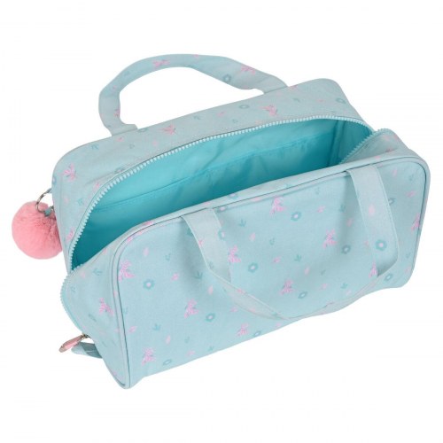 Moos Garden børne toilettaske 31 x 14 x 19 cm turkisblå