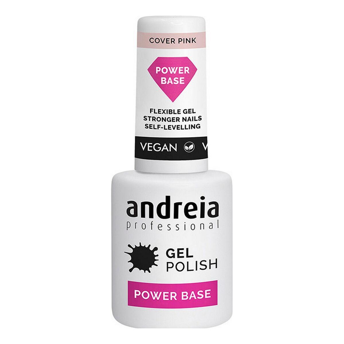 Neglelak Semi Permanent Gel Polish Power Base Andreia Professional Gel Pink