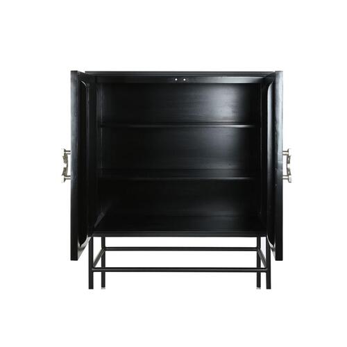 Skænk Harpiks Ben Træ MDF Hvid Sort Grå 100 x 40 x 140 cm 22 x 40 x 140 cm