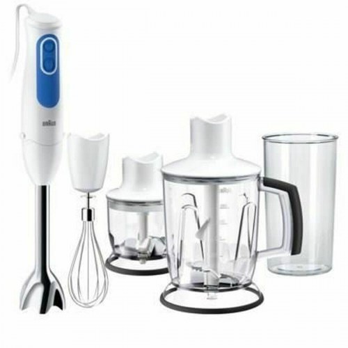 Stavblender Braun MQ3045WH 700 W - hvid/blå