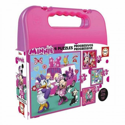 Educa puslespil Minnie - Progressive 12/16/20/25 brikker