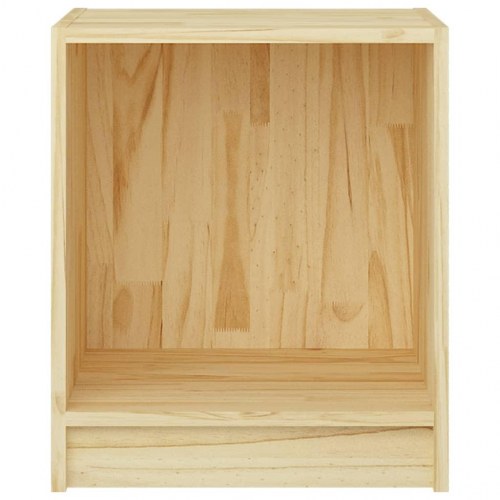 Sengeborde 2 stk. 35,5x33,5x41,5 cm massivt fyrretræ