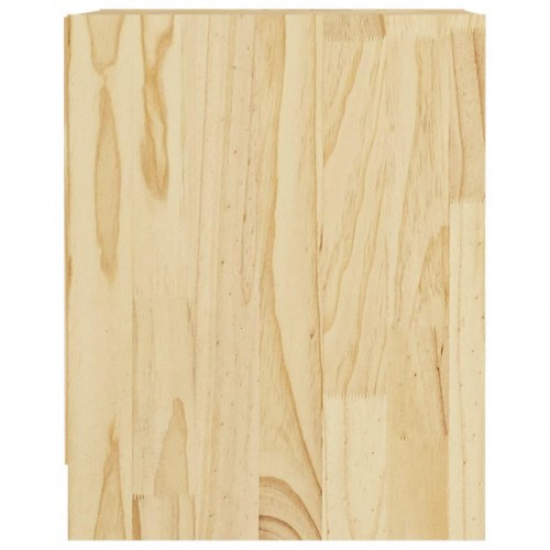 Sengeborde 2 stk. 35,5x33,5x41,5 cm massivt fyrretræ
