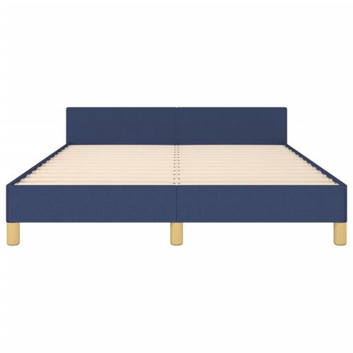 Sengeramme uden madras 140x190 cm stof blå