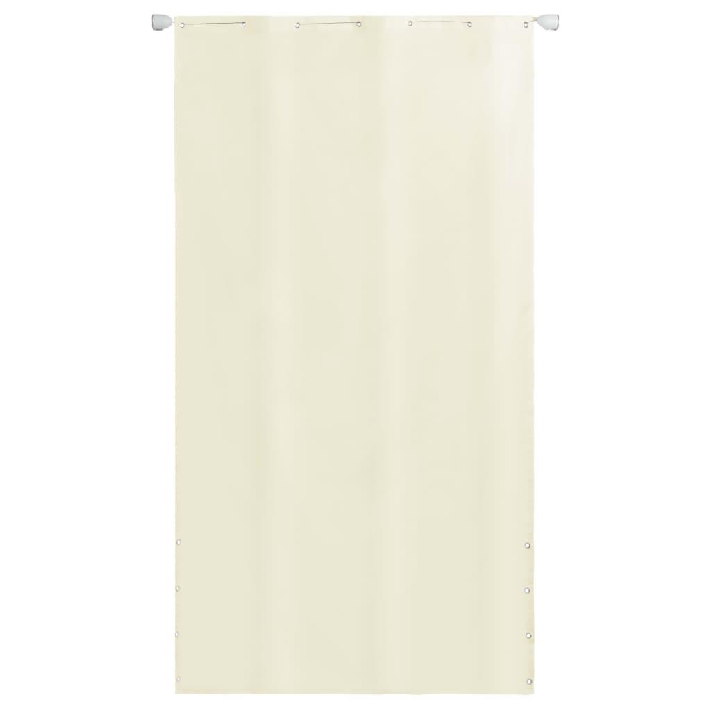 Vertikal markise oxfordstof 140 x 240 cm cremefarvet