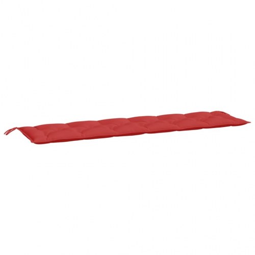 Hynder til havebænk 200 x 50 x 7 cm - rød