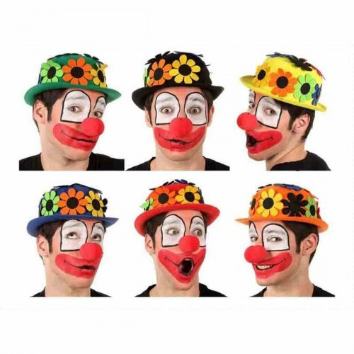 Kostumehat med blomster - Hat 12438