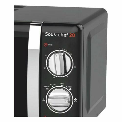 Mikrobølgeovn med Grill Haeger MW-70B.007A 20 L Sort 700W