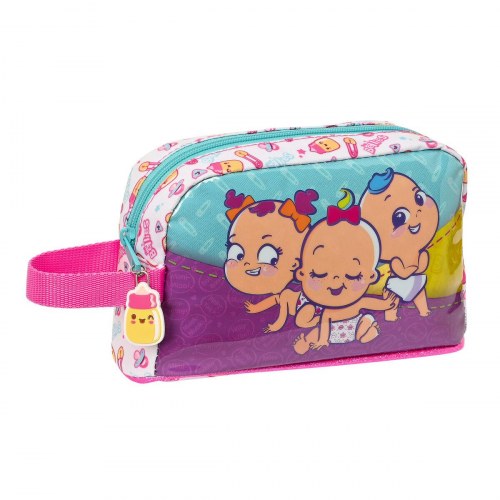 Termomadkasse The Bellies - 21,5 × 12 × 6,5 cm - lilla/turkis/hvid