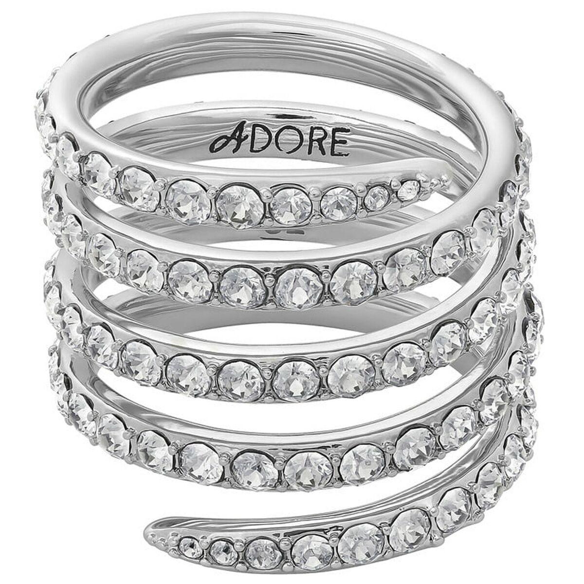 Adore ring til kvinder, sølvfarvet - str. 12 (5259867)