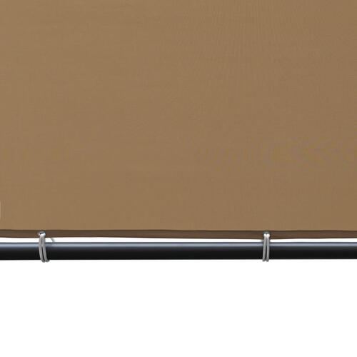 Pavillon med fladt tag 4x4x2,4 m beige
