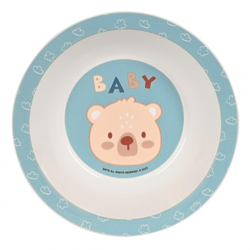 Safta børneservice sæt - Baby Bear, blå (4 dele)