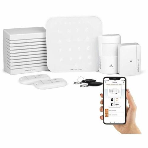 SCS SENTINEL KitAlarm - trådløst alarmsystem Wi‑Fi/4G, 8 dele