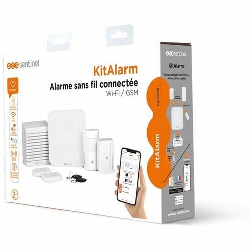 SCS SENTINEL KitAlarm - trådløst alarmsystem Wi‑Fi/4G, 8 dele