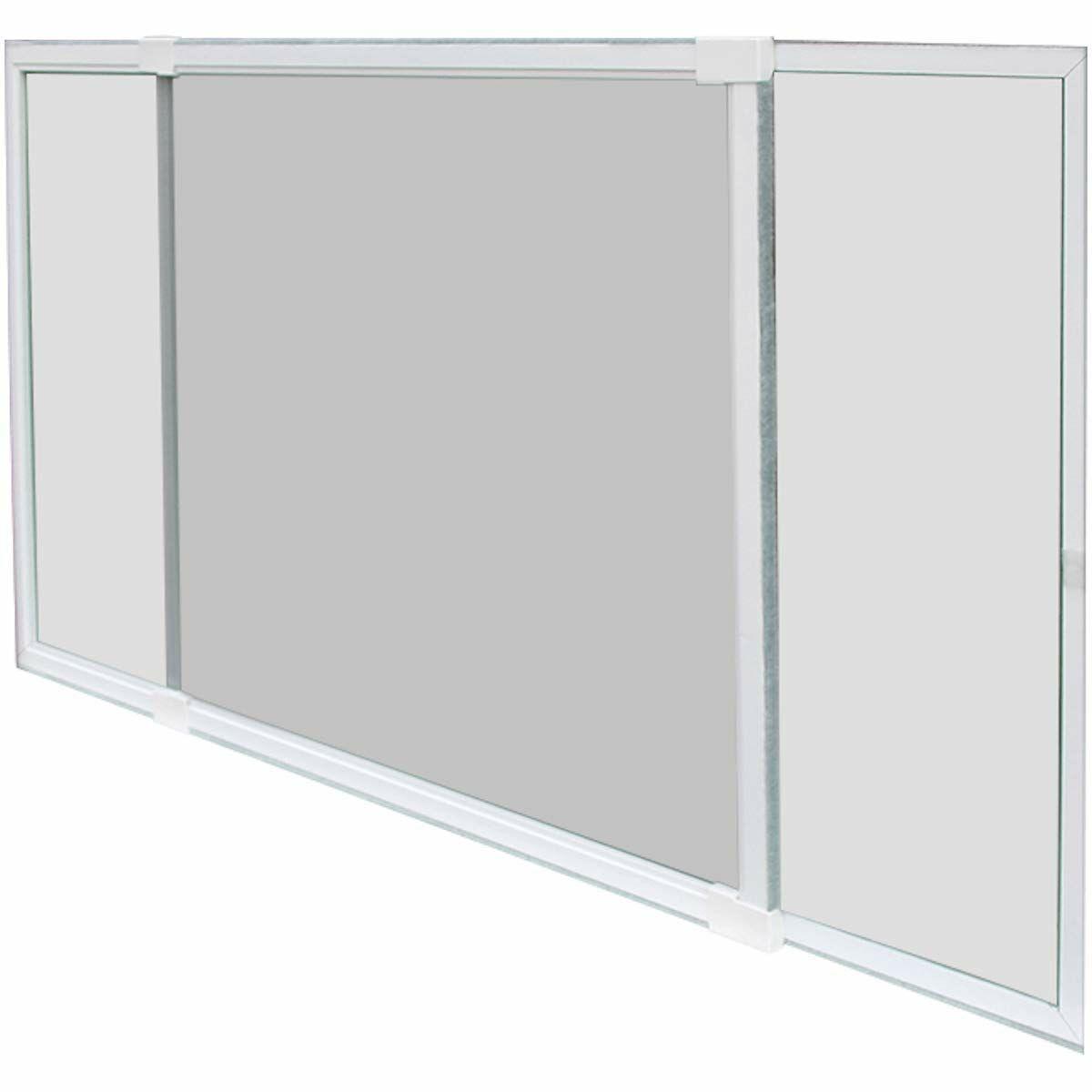 Schellenberg moskitonet med ramme, forlængbar - Hvid 50 × 142 cm (glasfiber)