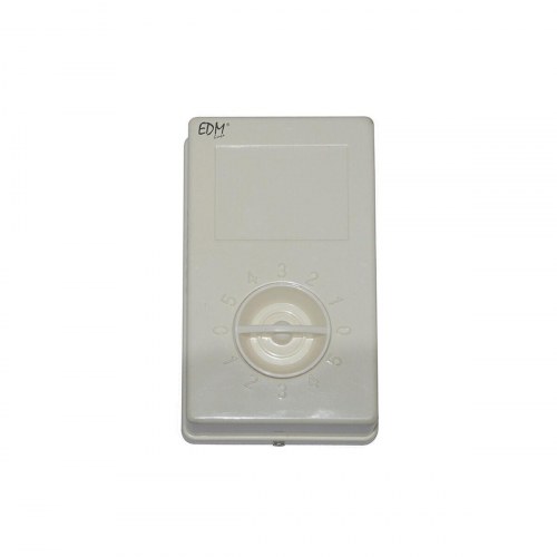 EDM Ventilatorregulator 33998 - vægmonteret til loftsventilator (5 hastigheder)