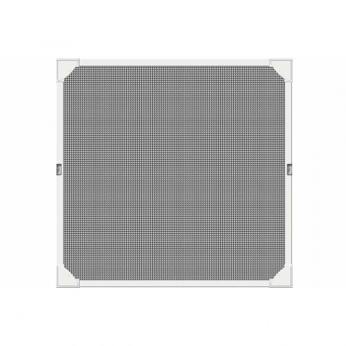 Schellenberg magnetisk myggenet med ramme, glasfiber, hvid 100 x 120 cm