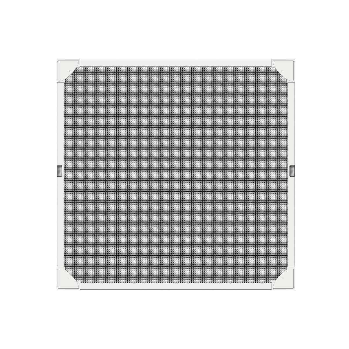 Schellenberg magnetisk myggenet med ramme, glasfiber, hvid 100 x 120 cm