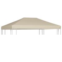 Pavillontopdække 310 g/m² 4x3 m beige