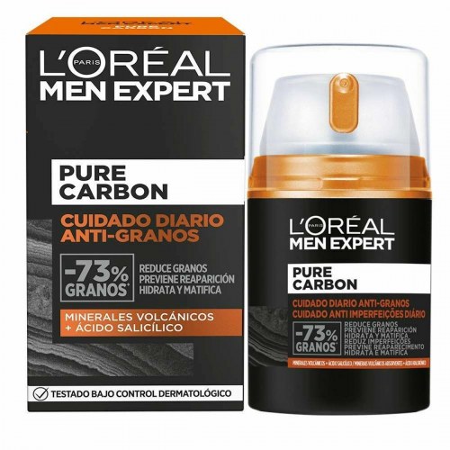 Rensegel til ansigt L'Oréal Men Expert Pure Carbon 50 ml - fugtgivende, mattende, anti-urenheder