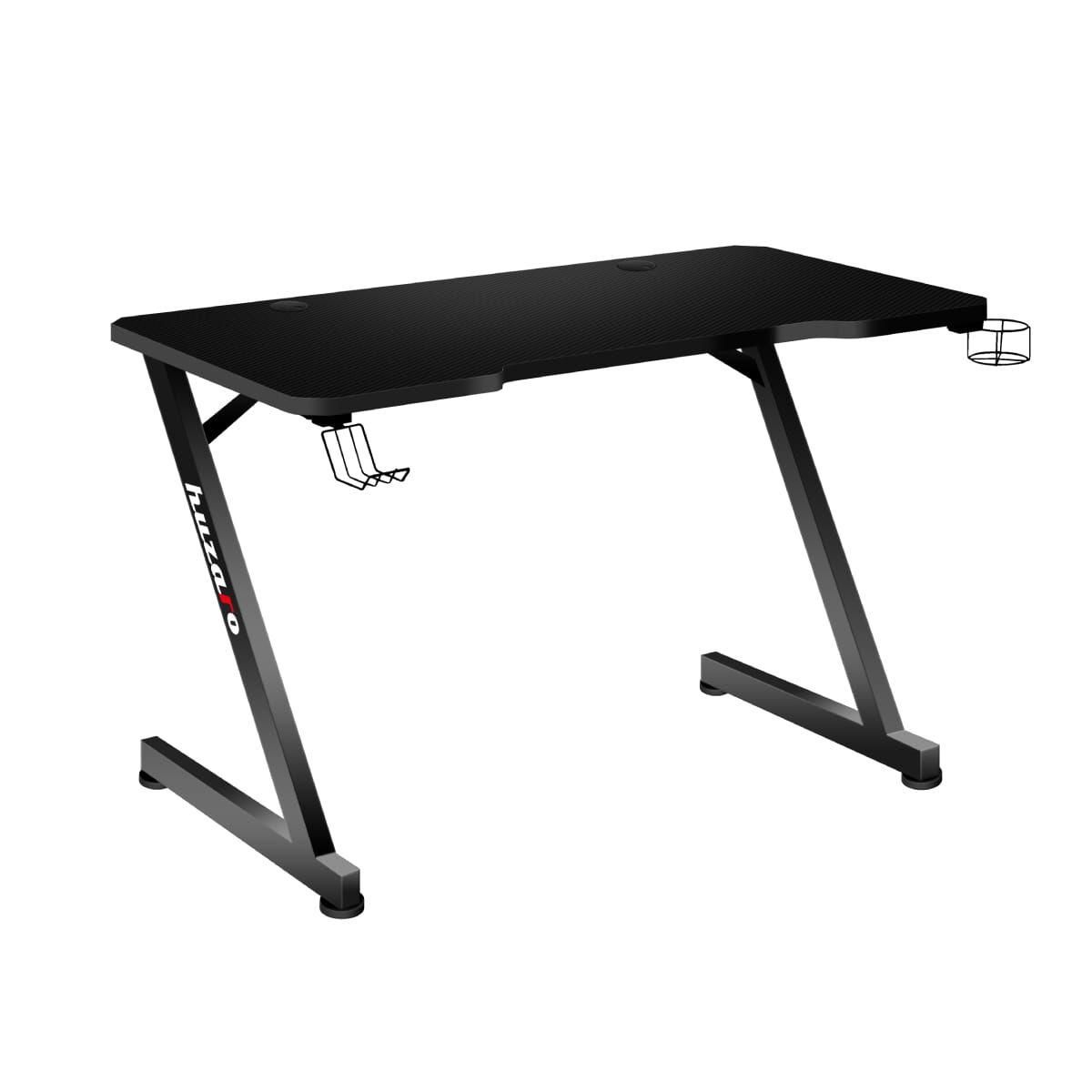 Skrivebord Gaming Huzaro Hero Sort Aluminium 120