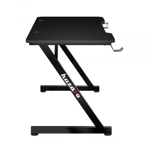 Huzaro Hero 2.5 gaming skrivebord - sort, aluminium, 120 × 60 cm