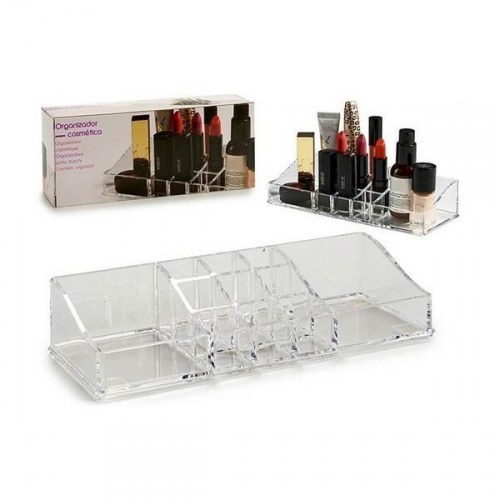 Berilo makeup-organizer - gennemsigtig, 11 rum