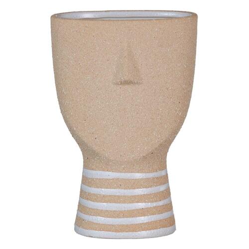 Urtepotte 14 x 9 x 21,5 cm Keramik Natur