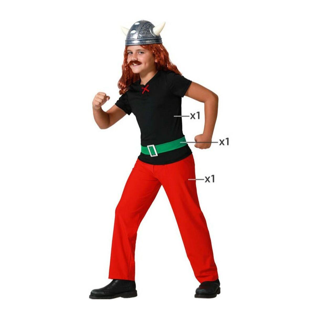 Kostume Til Børn Rød Viking Mand