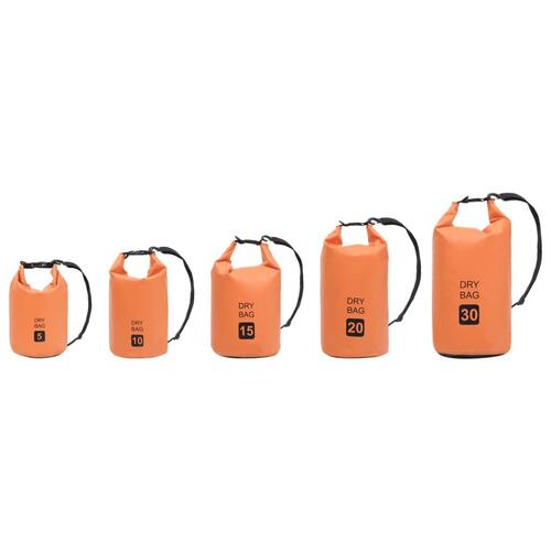 Tørpose 10 l PVC orange