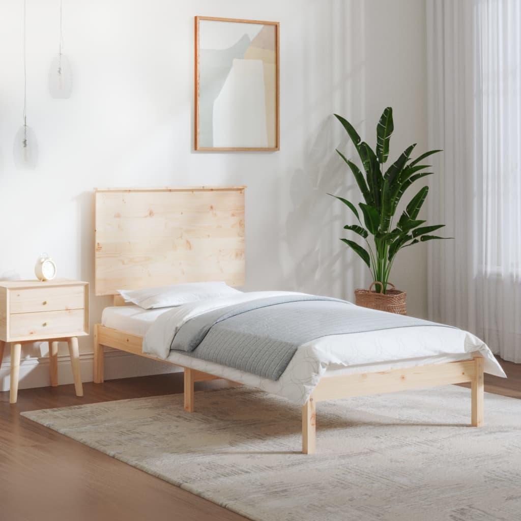 Sengeramme 90x190 cm massivt træ