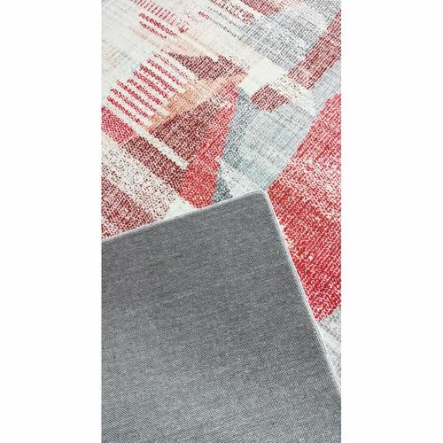 Tæppe Ældet overflade Polyester Multifarvet (60 x 240 x 0,7 cm)