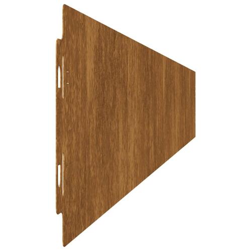 Plænekanter 50 stk. 10x103 cm fleksibel cortenstål