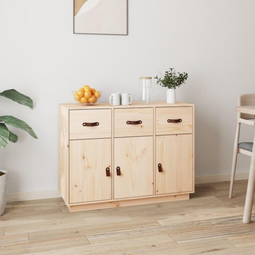 Skænk 110x40x75 cm massivt fyrretræ