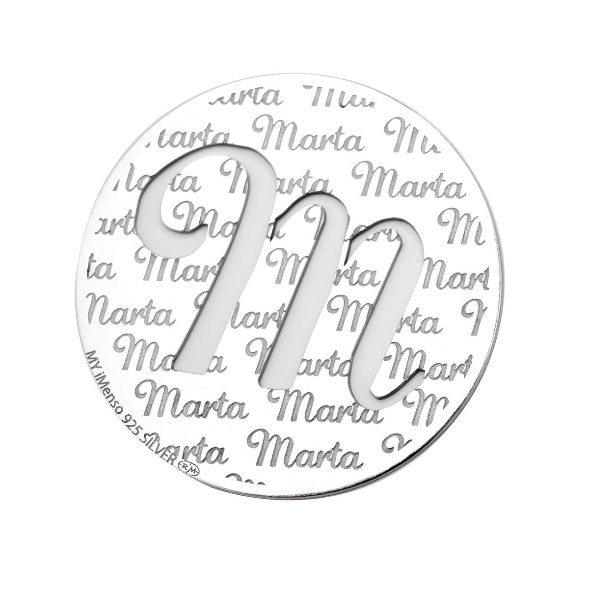 My Imenso charm - M i sølvfarvet sølv