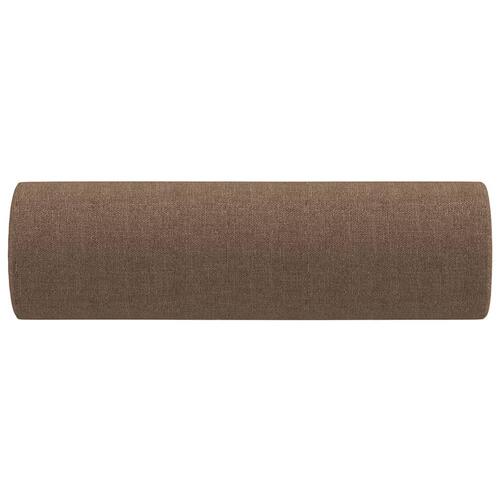 Pyntepuder 2 stk. Ø15x50 cm stof brun