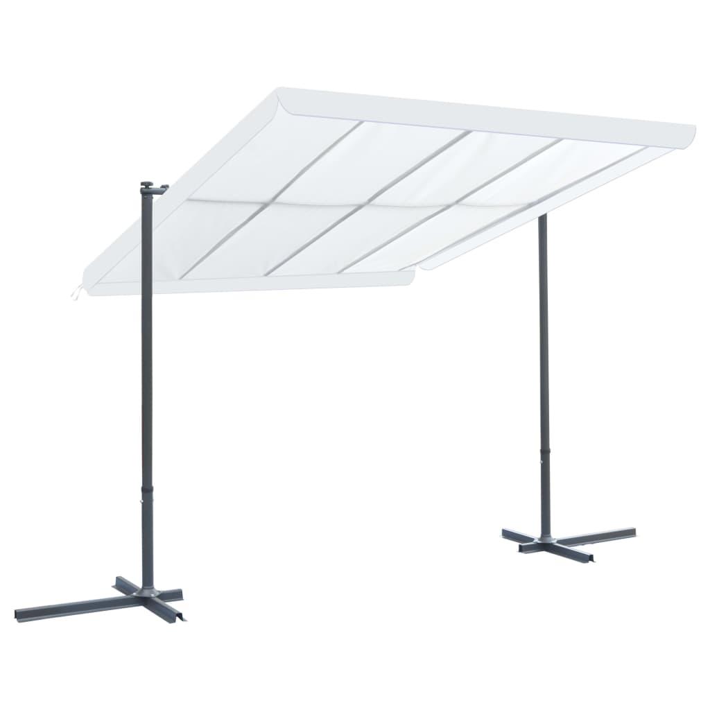 Pavillon vipbart glidetag 350x253x196 cm cremefarvet